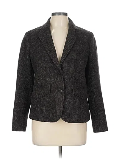 Pre-owned Eddie Bauer Wool Blazer Jacket In Gray