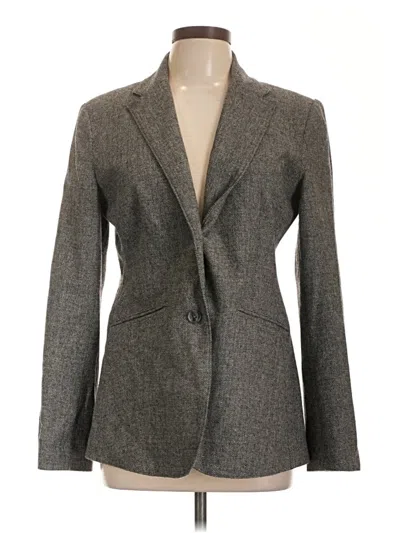 Pre-owned Eddie Bauer Wool Blazer Jacket In Gray