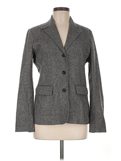 Pre-owned Eddie Bauer Wool Blazer Jacket In Gray