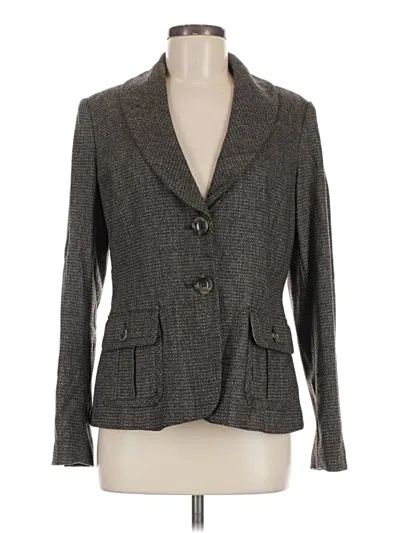 Pre-owned Eddie Bauer Wool Blazer Jacket In Gray