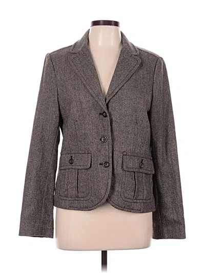 Pre-owned Eddie Bauer Wool Blazer Jacket In Gray