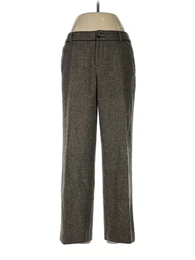 Pre-owned Eddie Bauer Wool Pants In Gray