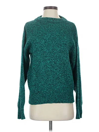 Pre-owned Eddie Bauer Wool Pullover Sweater In Teal