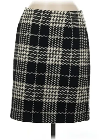 Pre-owned Eddie Bauer Wool Skirt In Black