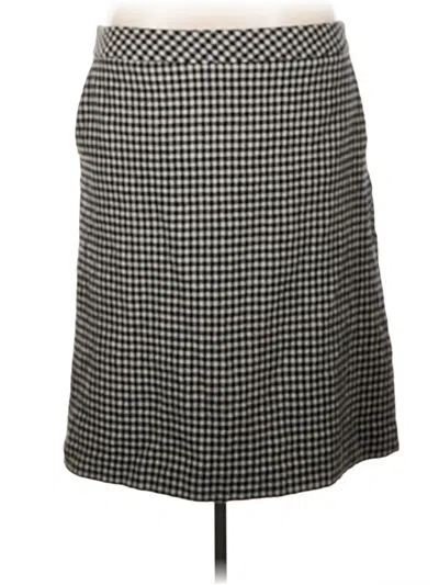Pre-owned Eddie Bauer Wool Skirt In Gray