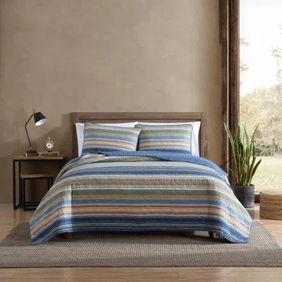 Eddie Bauer Yakima Valley Cotton Quilt Set In Blue
