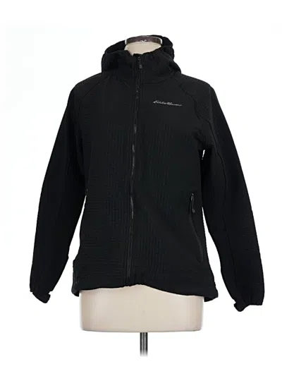 Pre-owned Eddie Bauer Zip Up Hoodie In Black