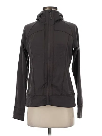 Pre-owned Eddie Bauer Zip Up Hoodie In Black