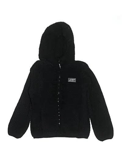 Pre-owned Eddie Bauer Kids' Zip Up Hoodie In Black