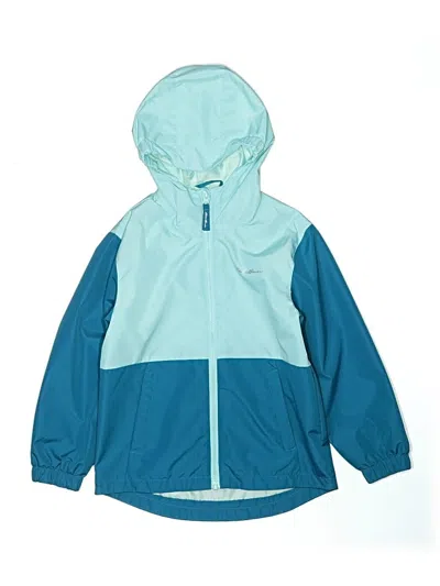 Pre-owned Eddie Bauer Kids' Zip Up Hoodie In Blue