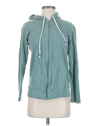 Pre-owned Eddie Bauer Zip Up Hoodie In Blue