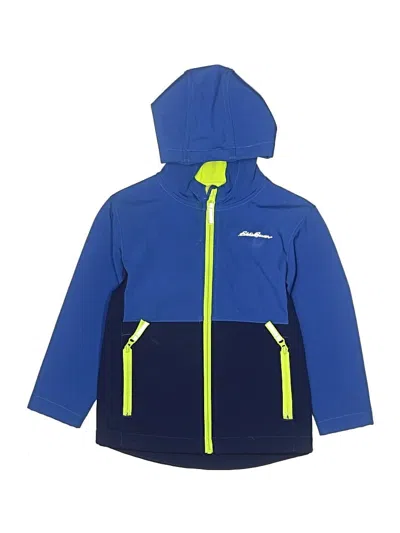 Pre-owned Eddie Bauer Kids' Zip Up Hoodie In Blue