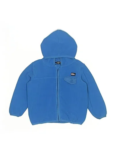 Pre-owned Eddie Bauer Kids' Zip Up Hoodie In Blue