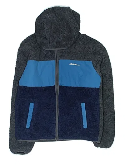 Pre-owned Eddie Bauer Kids' Zip Up Hoodie In Blue