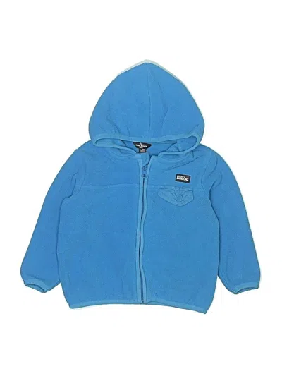 Pre-owned Eddie Bauer Kids' Zip Up Hoodie In Blue