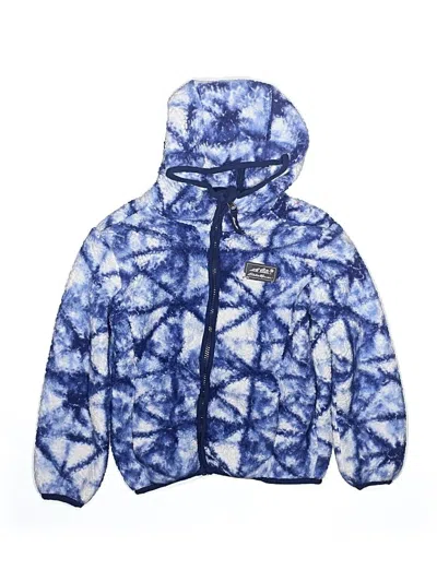 Pre-owned Eddie Bauer Kids' Zip Up Hoodie In Blue