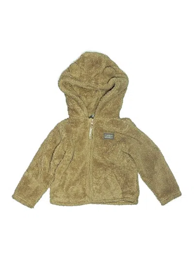 Pre-owned Eddie Bauer Kids' Zip Up Hoodie In Brown