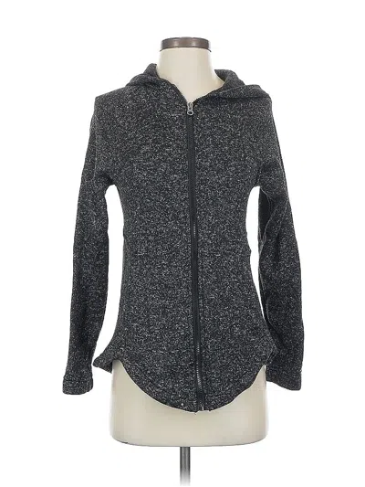 Pre-owned Eddie Bauer Zip Up Hoodie In Gray