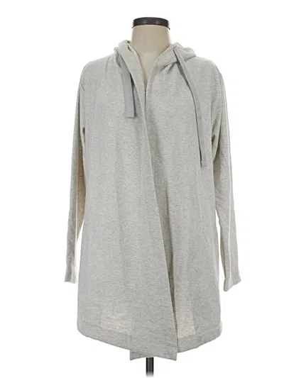 Pre-owned Eddie Bauer Zip Up Hoodie In Gray