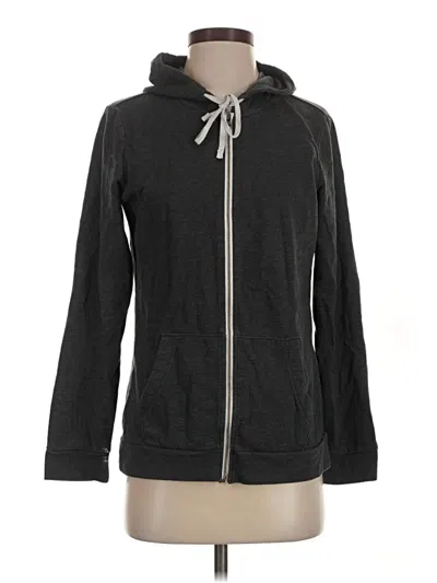 Pre-owned Eddie Bauer Zip Up Hoodie In Gray