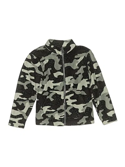 Pre-owned Eddie Bauer Kids' Zip Up Hoodie In Green