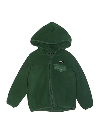 Pre-owned Eddie Bauer Kids' Zip Up Hoodie In Green
