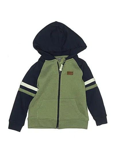 Pre-owned Eddie Bauer Kids' Zip Up Hoodie In Green
