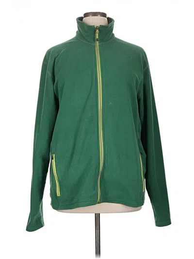 Pre-owned Eddie Bauer Zip Up Hoodie In Green