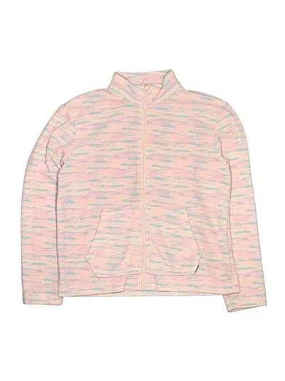 Pre-owned Eddie Bauer Kids' Zip Up Hoodie In Pink