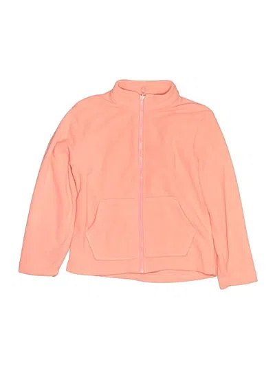 Pre-owned Eddie Bauer Kids' Zip Up Hoodie In Pink