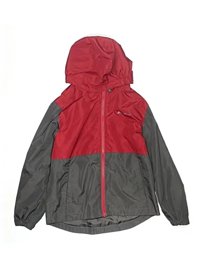 Pre-owned Eddie Bauer Kids' Zip Up Hoodie In Red