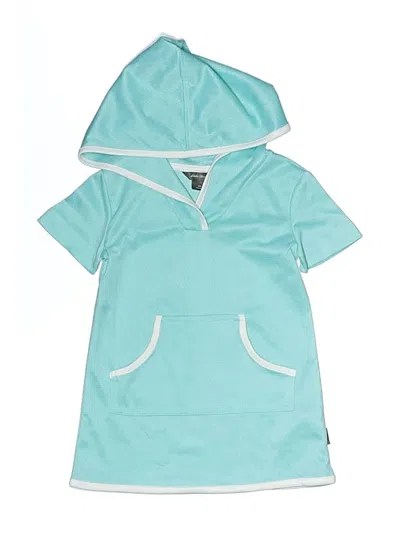 Pre-owned Eddie Bauer Kids' Zip Up Hoodie In Teal
