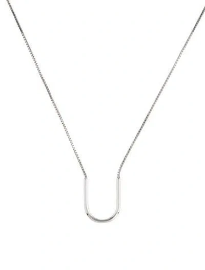 Pre-owned Eddie Borgo Allure Chain Pendant Necklace, 16" In Multi