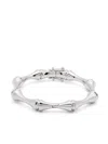 Eddie Borgo Bambu Bangle Bracelet In Gray