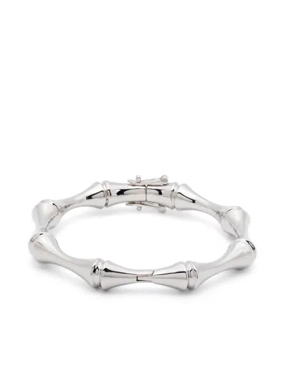 Eddie Borgo Bambu Bangle Bracelet In Gray