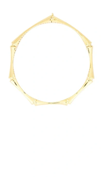 Eddie Borgo Bambu Collar In Gold