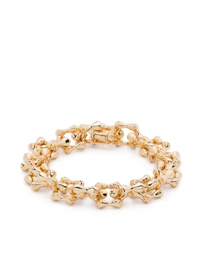 Eddie Borgo Bambu Link Bracelet In Gold