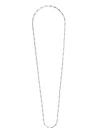 Eddie Borgo Bambu Link Necklace In Silver