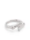 Eddie Borgo Bambu Wrap Ring In Silver