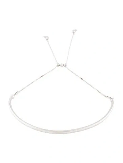 Pre-owned Eddie Borgo Bolo Ball Chain Lariat Necklace, 30" In Multi