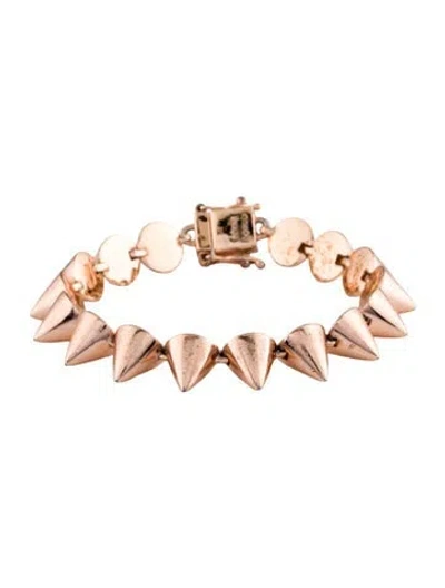Pre-owned Eddie Borgo Cone Bracelet, 6" In Multi