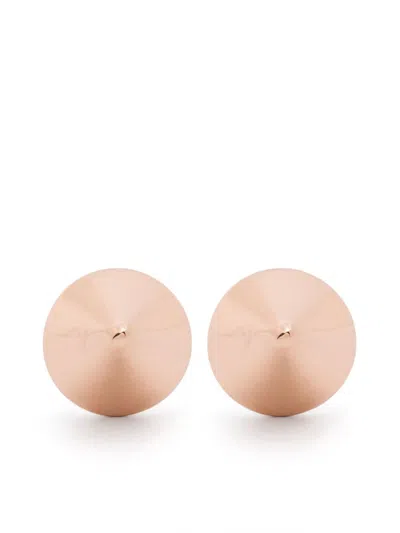 Eddie Borgo Cone Earrings In 粉色