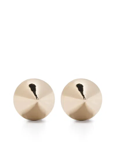 Eddie Borgo Cone Stud Earrings In Gold