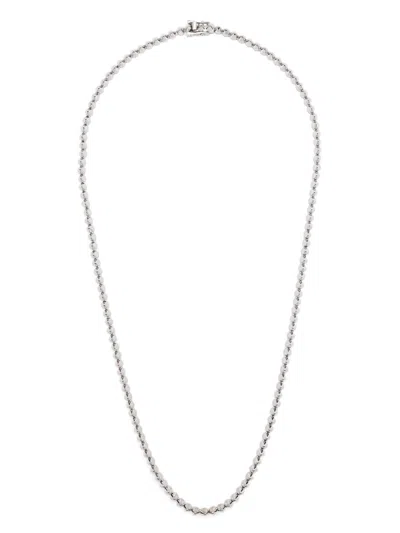 Eddie Borgo Cone Tennis Necklace In Silver