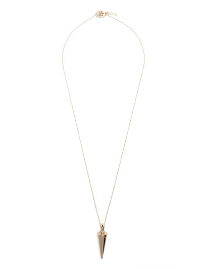 Eddie Borgo Cone Urn Pendant Necklace In Gold