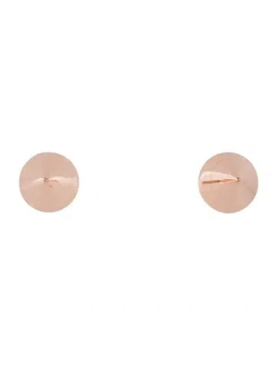 Pre-owned Eddie Borgo Crystal Cone Stud Earrings In Multi