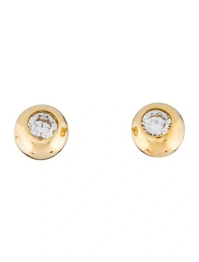 Pre-owned Eddie Borgo Crystal Voyager Stud Earrings In Multi