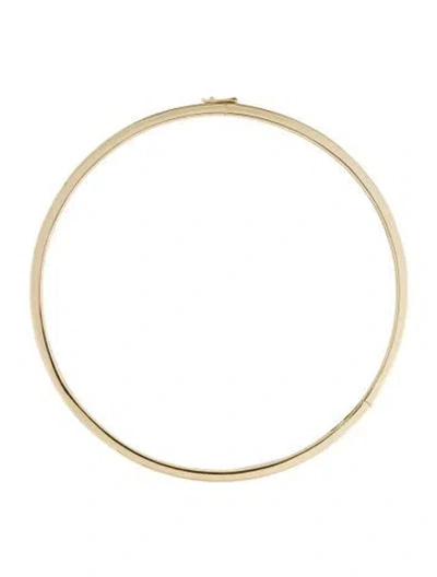 Pre-owned Eddie Borgo Cube Collar Necklace, 12" In Multi