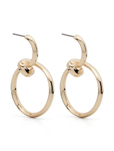 Eddie Borgo Curled Hoop Earrings In 金色