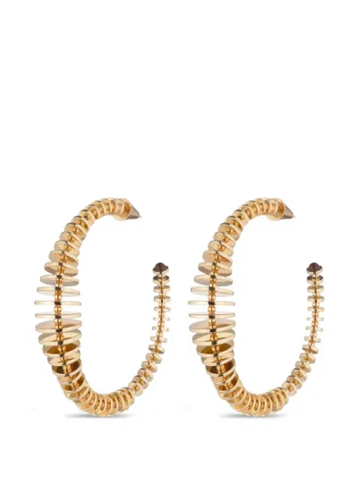 Eddie Borgo Discus Hoop Earrings In Gold
